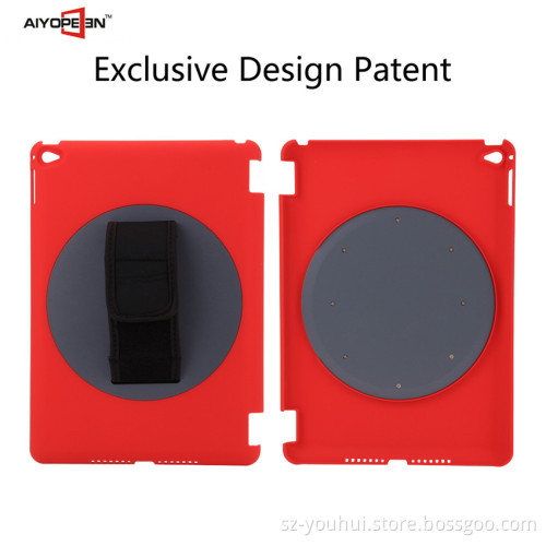360 degree Hand Rotation Rubber Hard handheld Case For Apple Air2